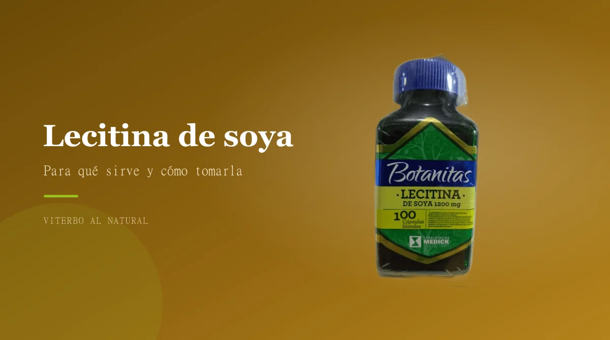Lecitina de soya: para qué sirve y cómo tomarla