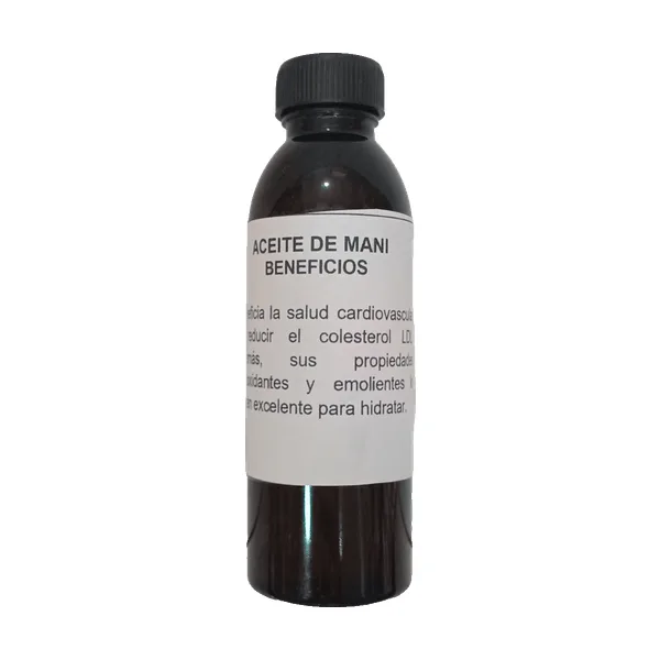Aceite de Mani Organico 160ml 100% Puro
