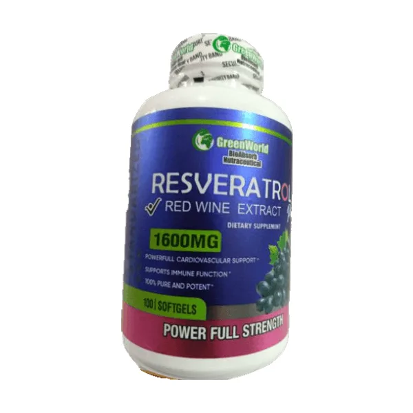 Resveratrol 1600mg 100 softgels (Greenworld)