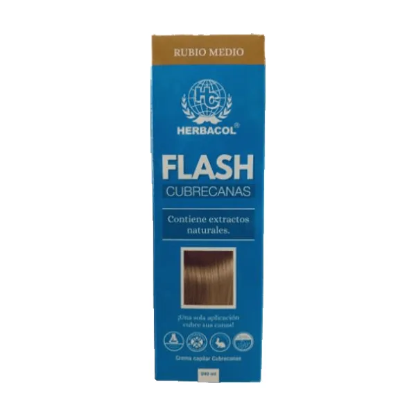 Flash Rubio Medio Cubre Canas (Herbacol)