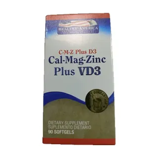 Cal-Mag-Zinc Plus Vd3 (Healthy América) 90 Sofgel