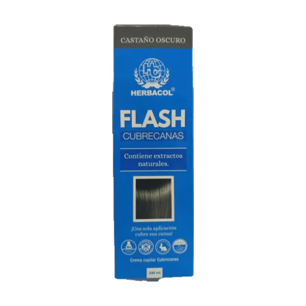 Flash Castaño Oscuro Cubre Canas (Herbacol)