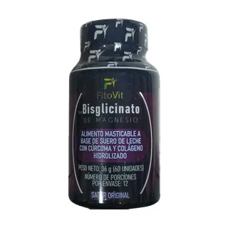 Bisglycinate de Magnesio 60uni (Fitovit)