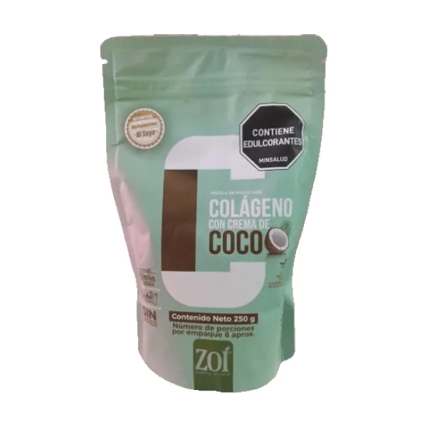 Colágeno con Crema de Coco 250gr (Zoi)