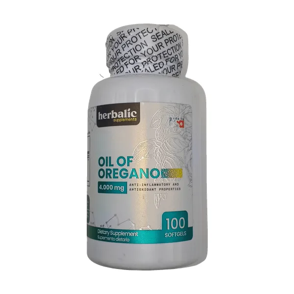 Oil Of Oregano 4000g 100 Sof (Herbalic)