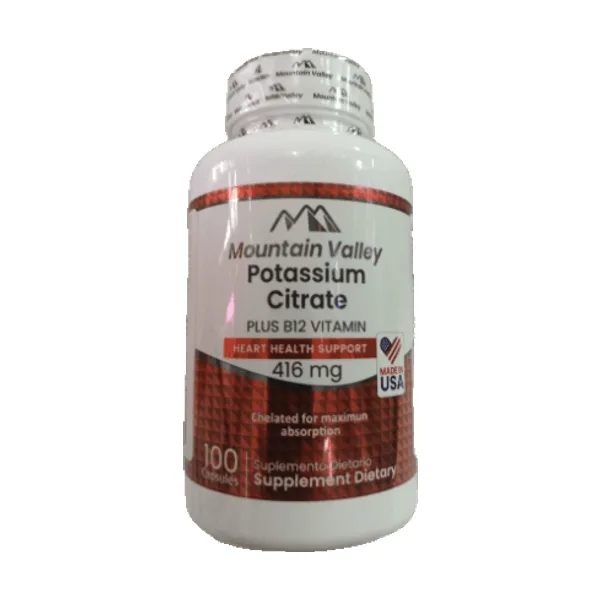 Potassium Citrate 100caps (Mountain-Valley)